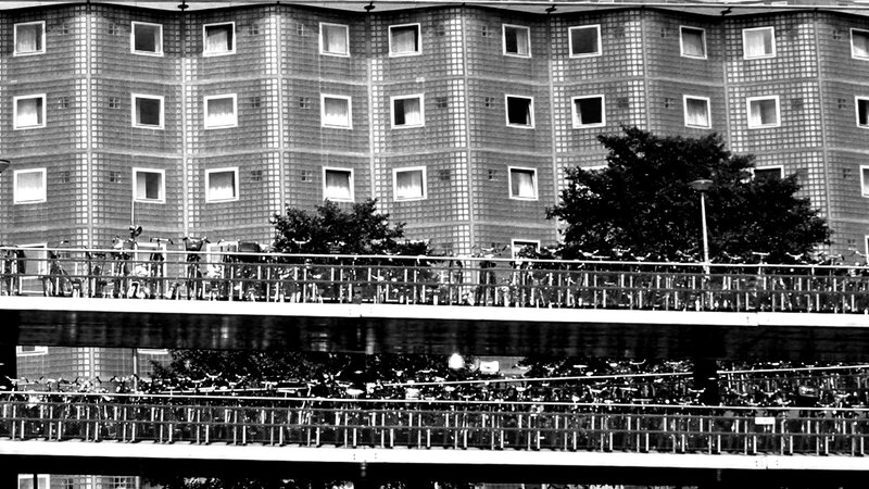 Bicycles on a Bridge