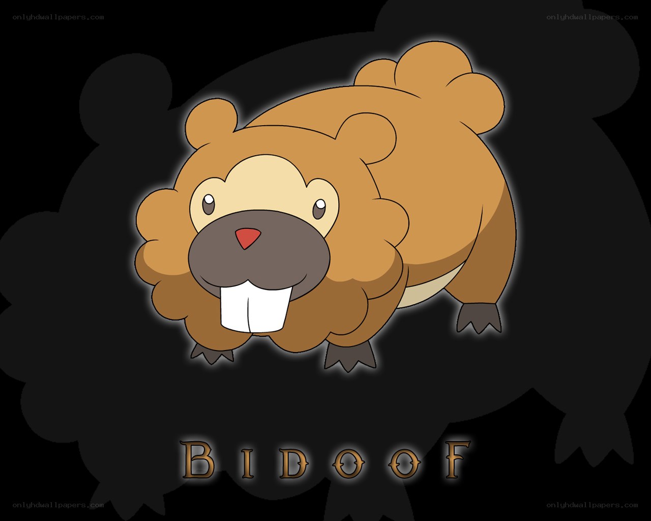 Bidoof Pokemon character