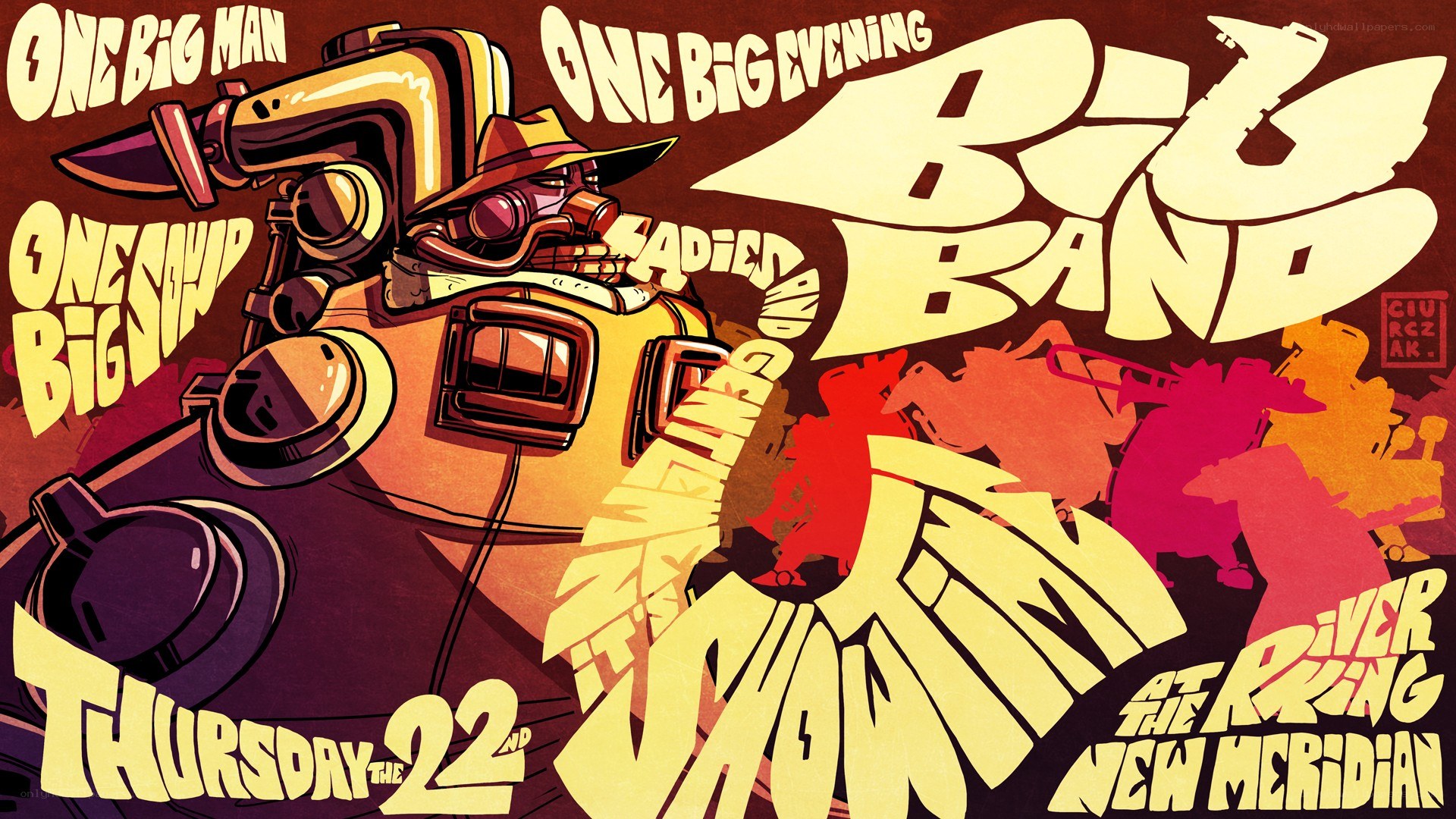 Big Band Concert Poster