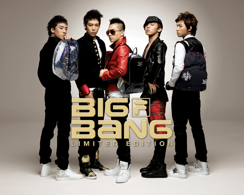 Big Bang limited edition group photo