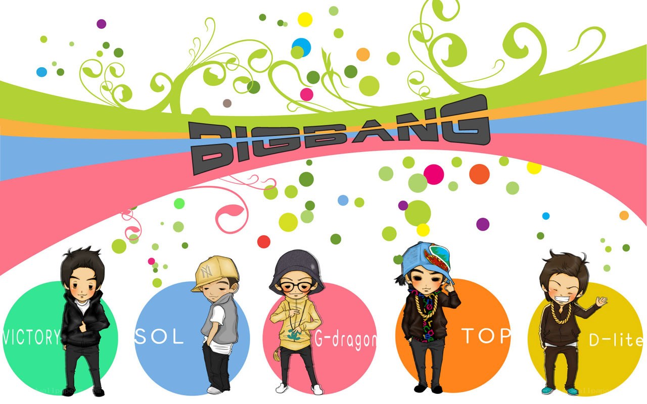 Big Bang members chibi art