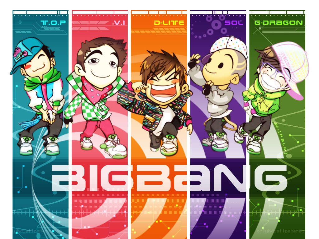 Big Bang members chibi art