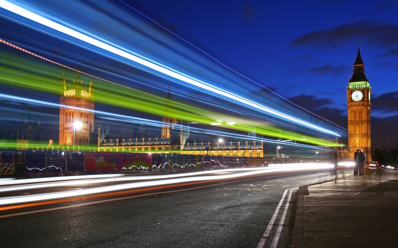 Big Ben and Parliament — Blue, Dynamic, Night