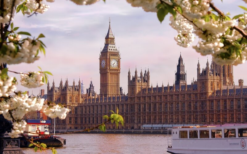 Big Ben and Parliament — Brown, Serene