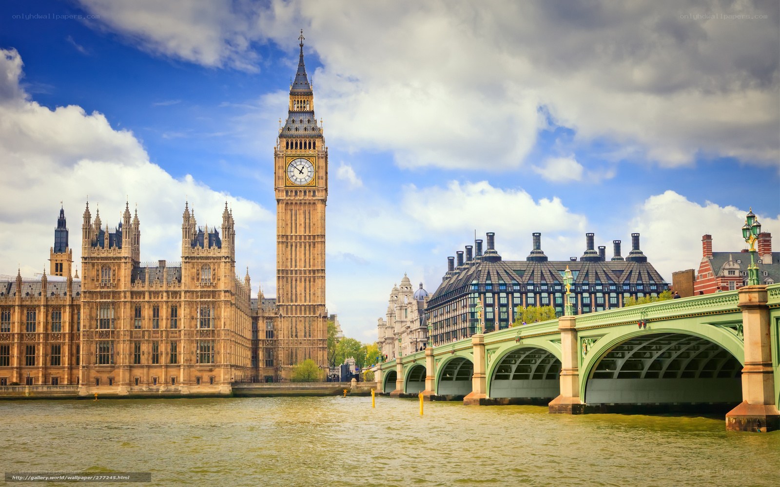 Big Ben and Westminster Bridge
