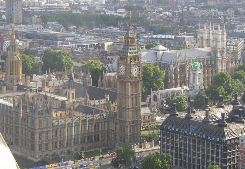 Big Ben and Westminster — Gray, Urban