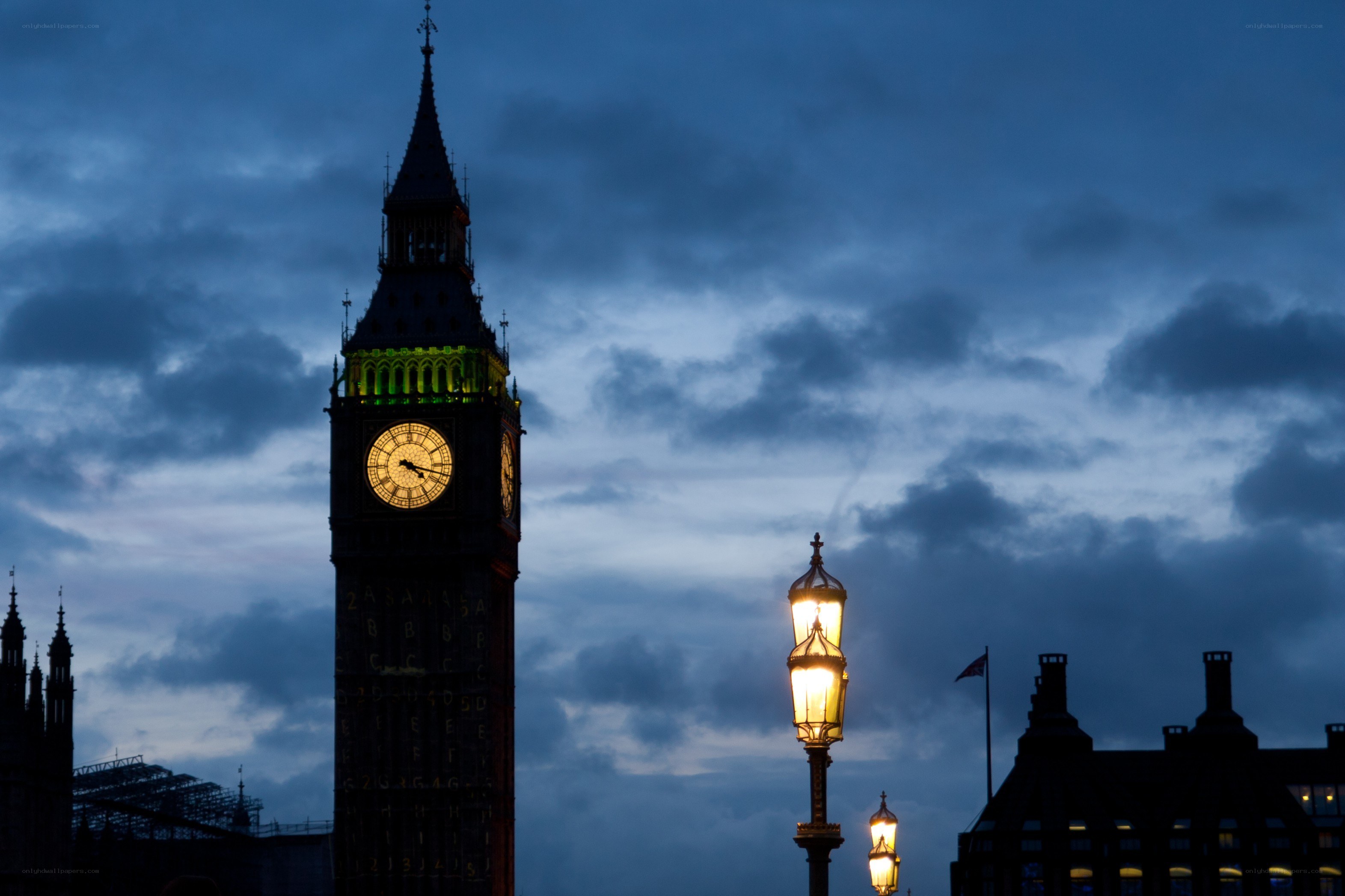 Big Ben at dusk