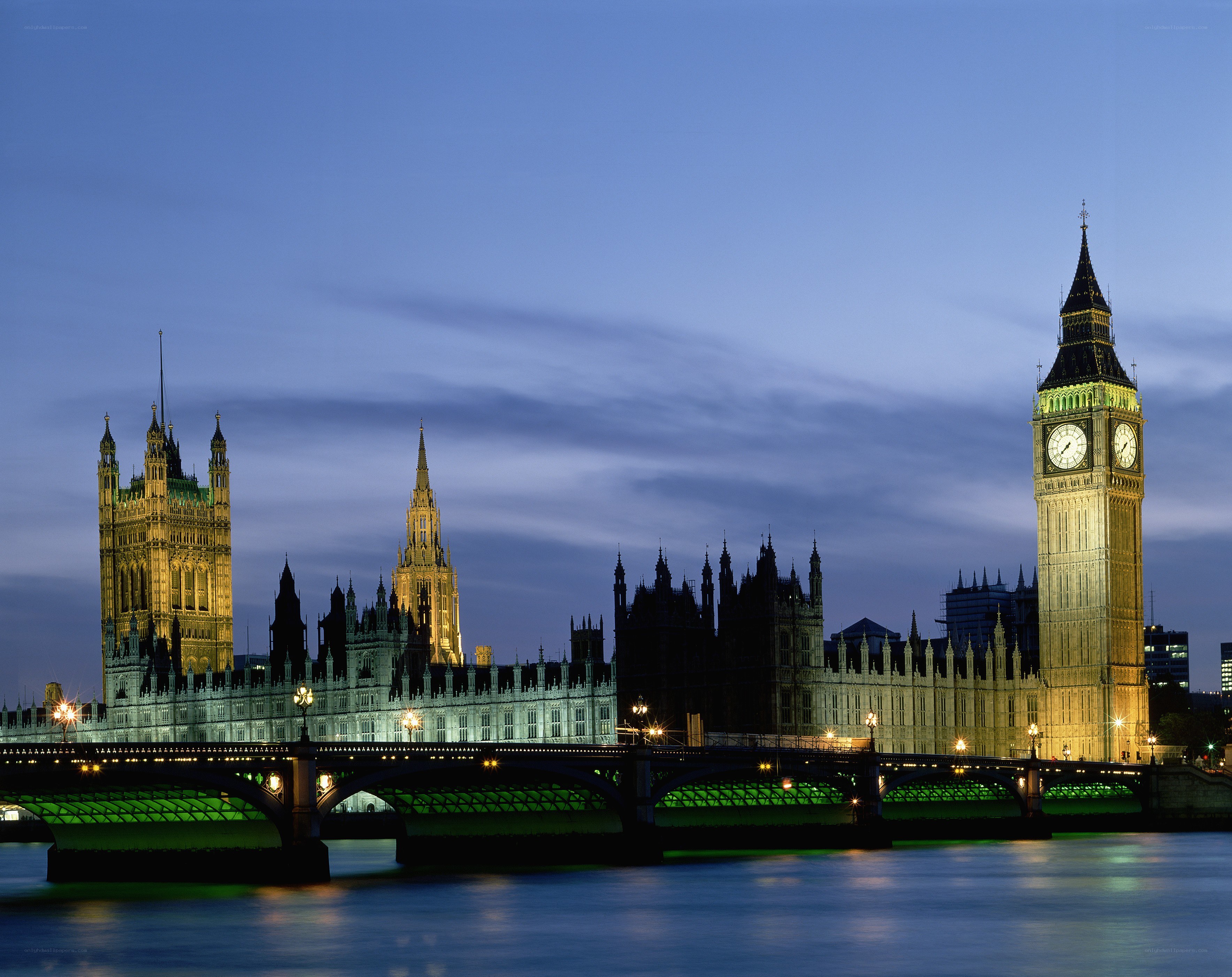 Big Ben at dusk