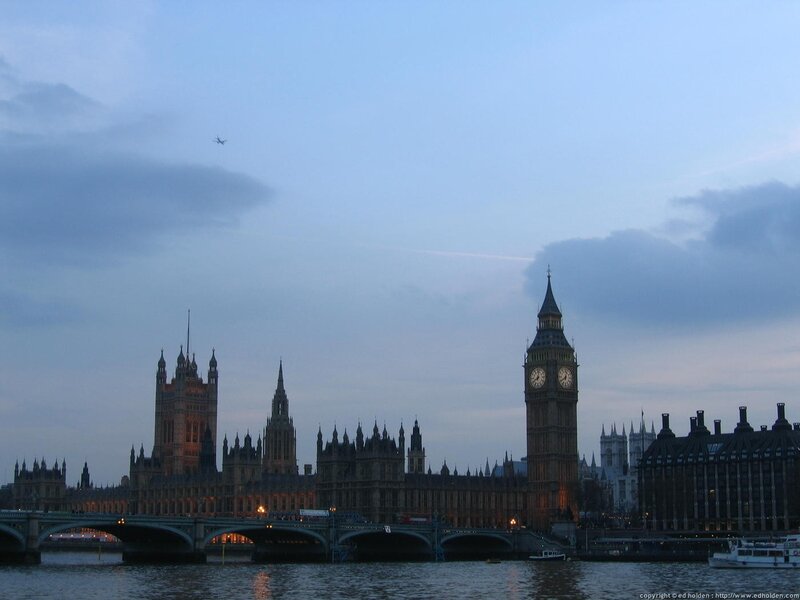 Big Ben at dusk