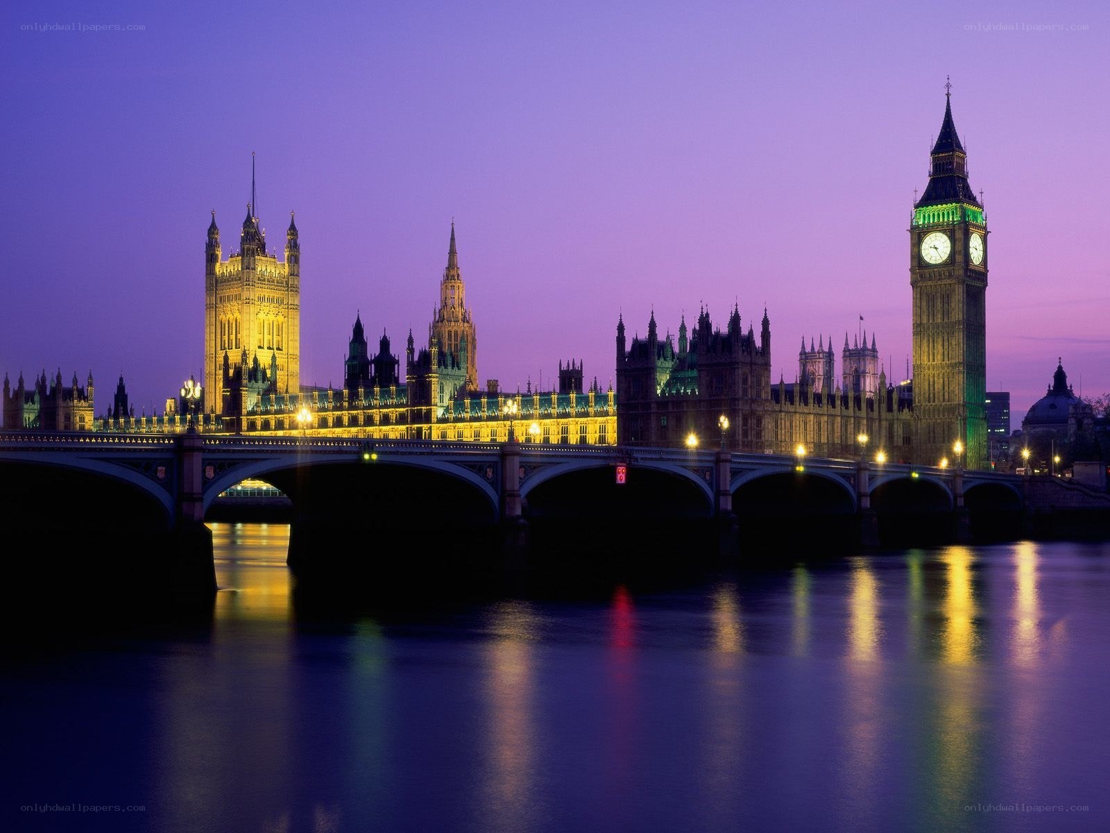 Big Ben at dusk