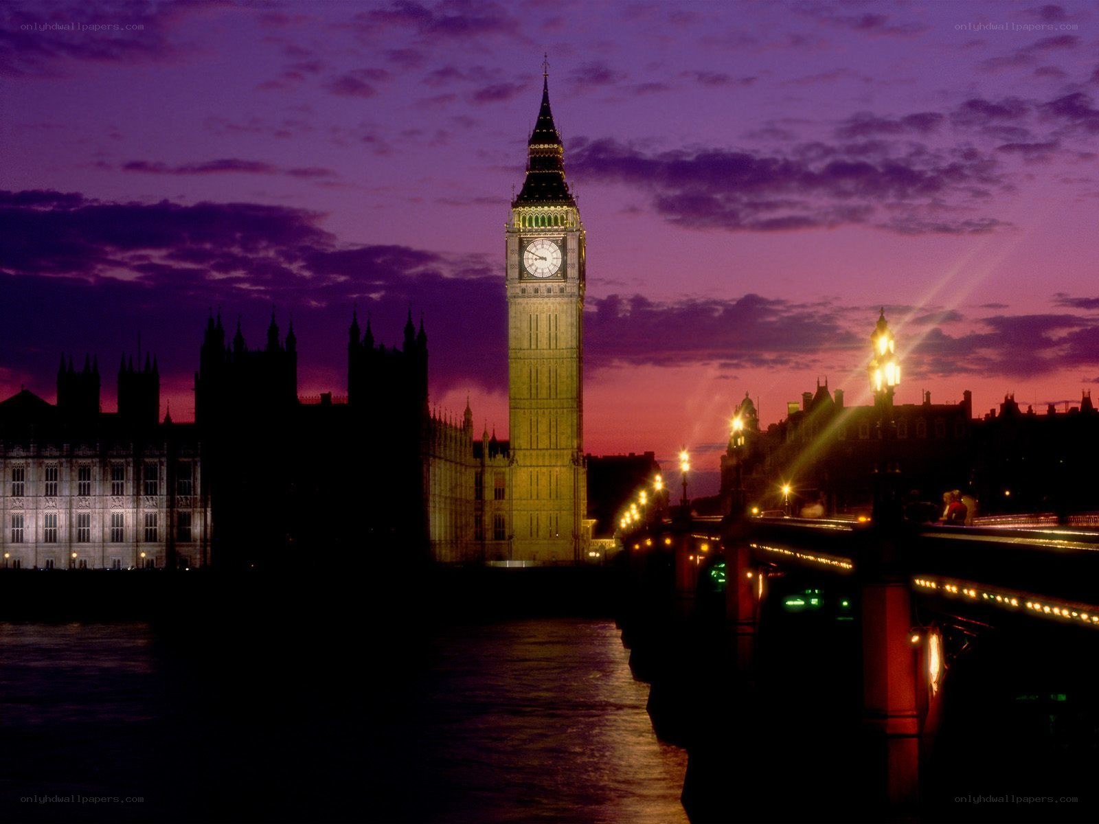 Big Ben at dusk