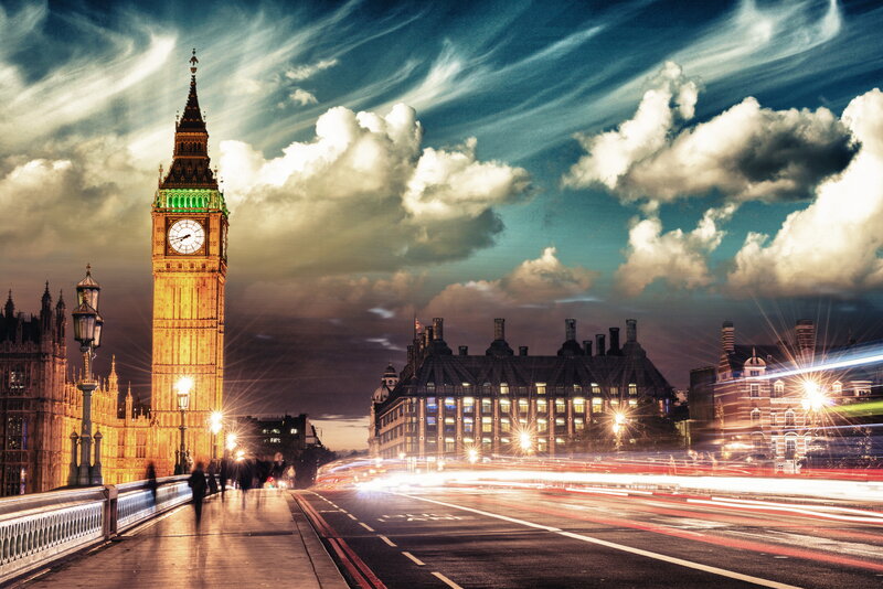 Big Ben at Dusk — Blue, Dramatic, Night