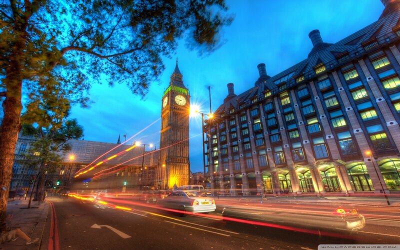 Big Ben at Dusk — Blue