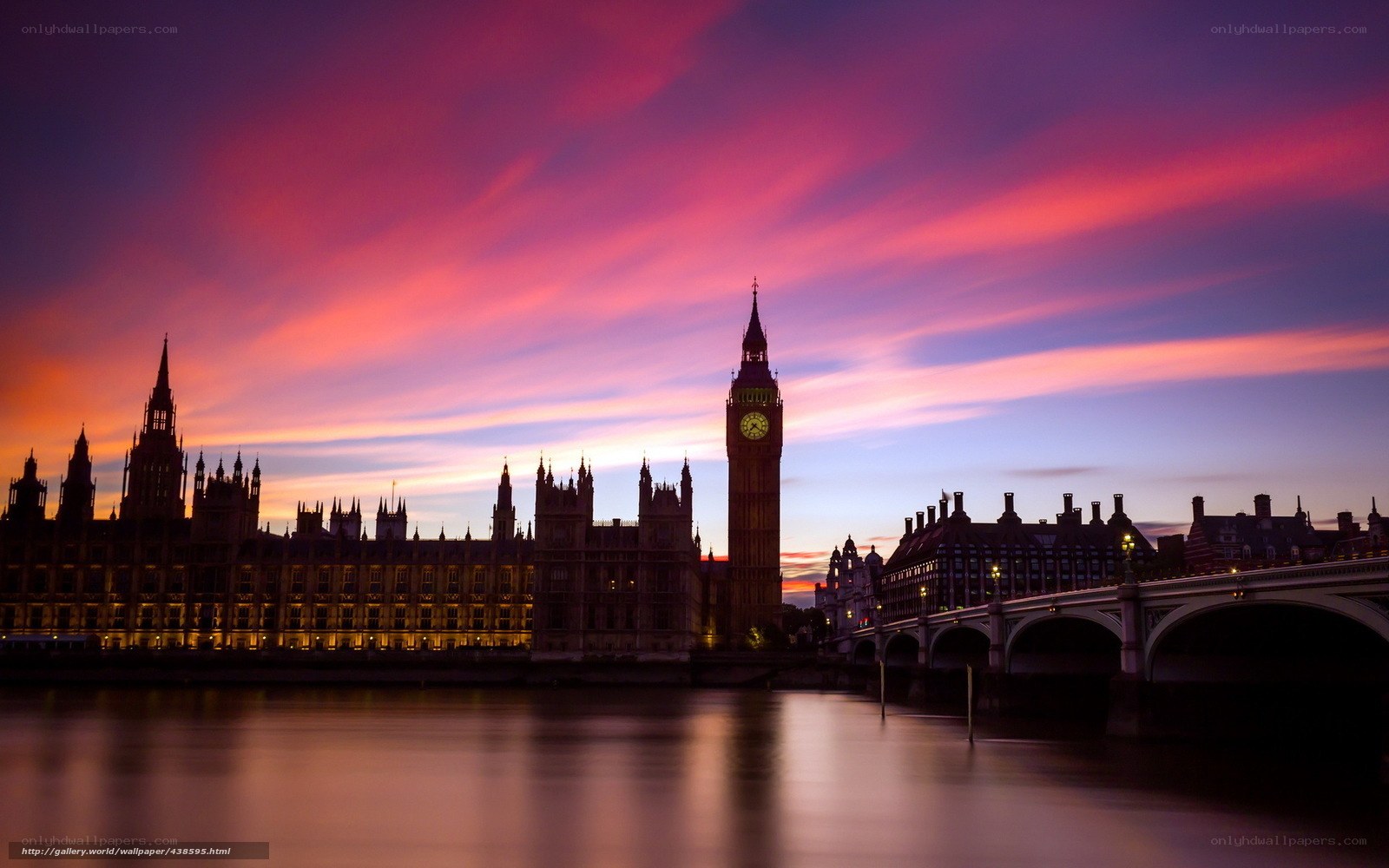 Big Ben at sunset