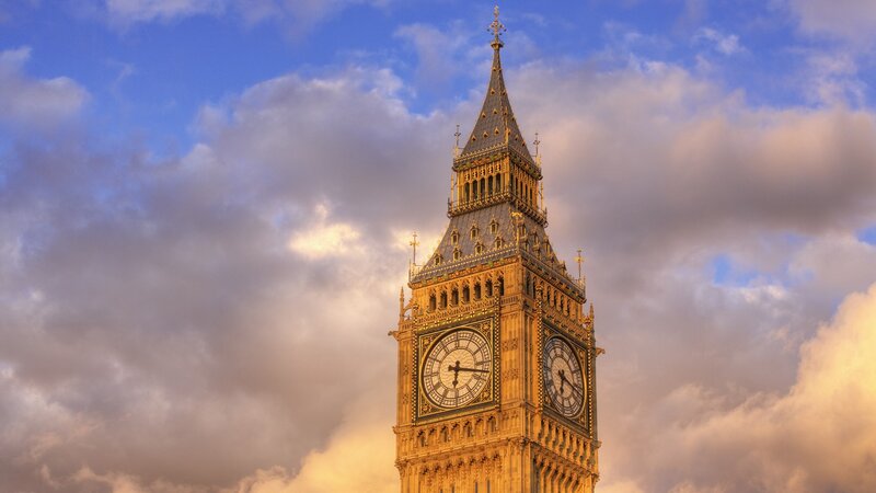 Big Ben at sunset
