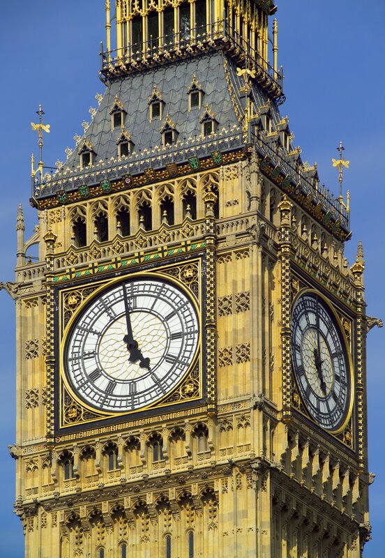 Big Ben Clock Tower — Yellow