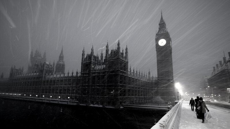 Big Ben in Snow