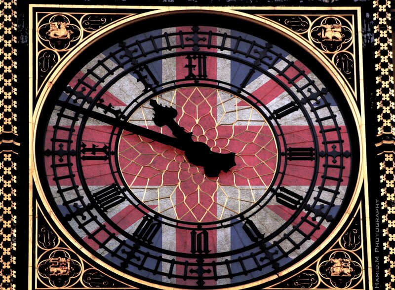 Big Ben with Union Jack design
