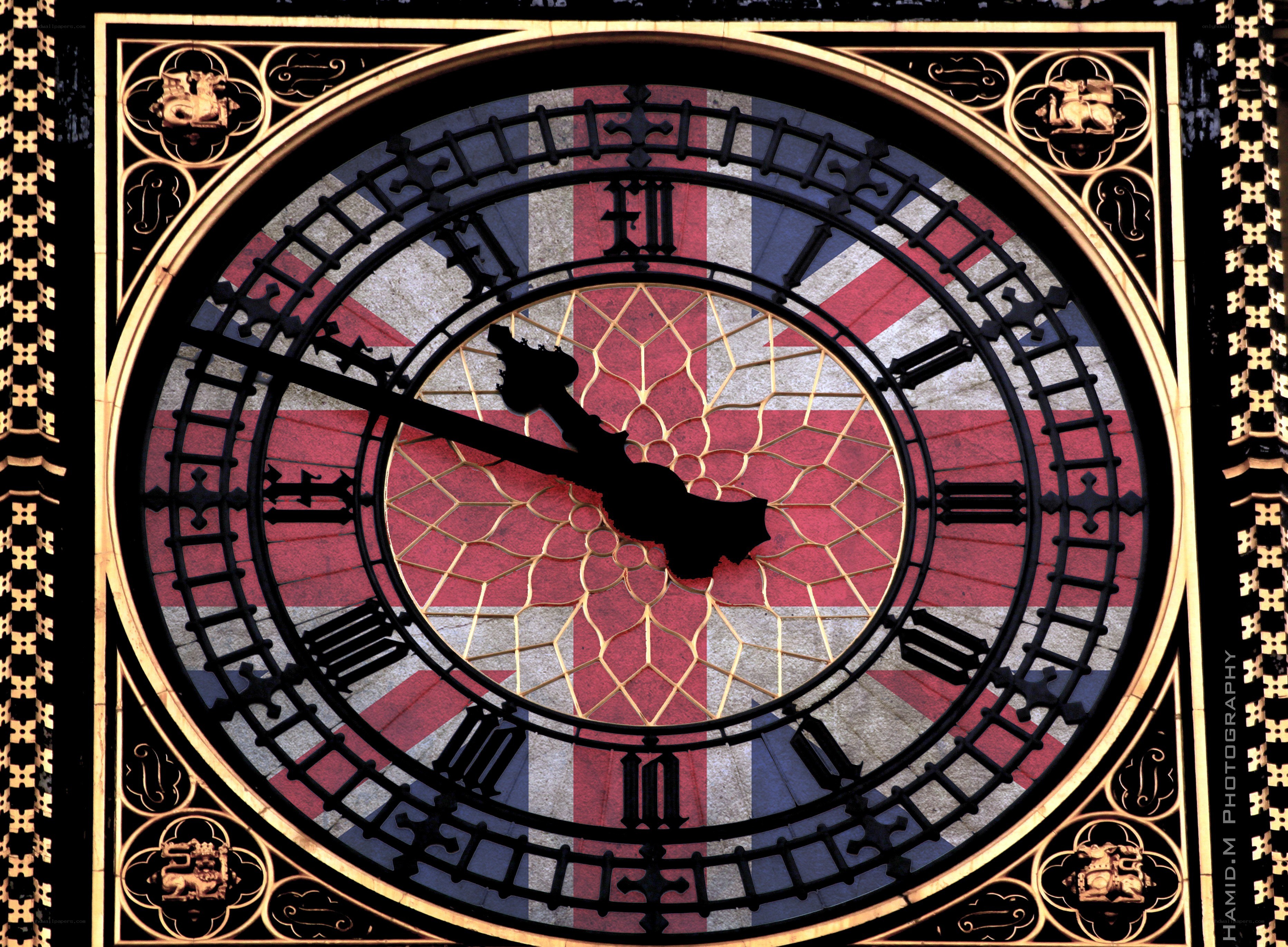 Big Ben with Union Jack design