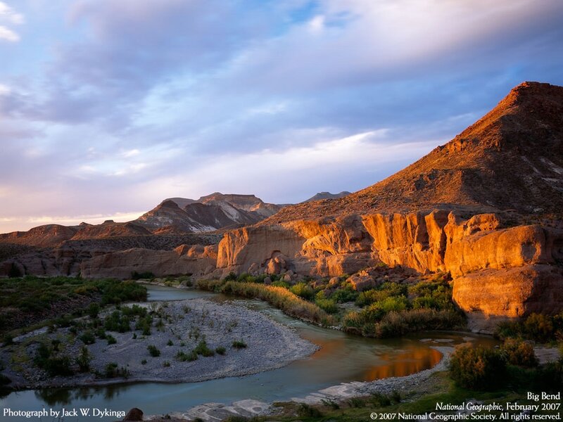 Big Bend river landscape