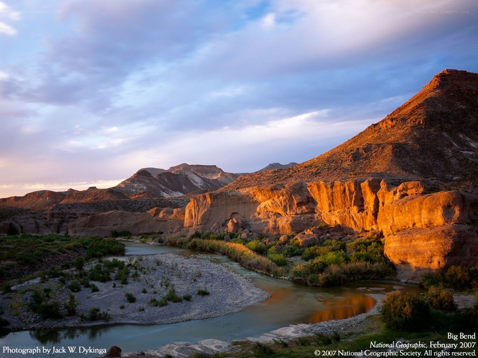 Big Bend river landscape