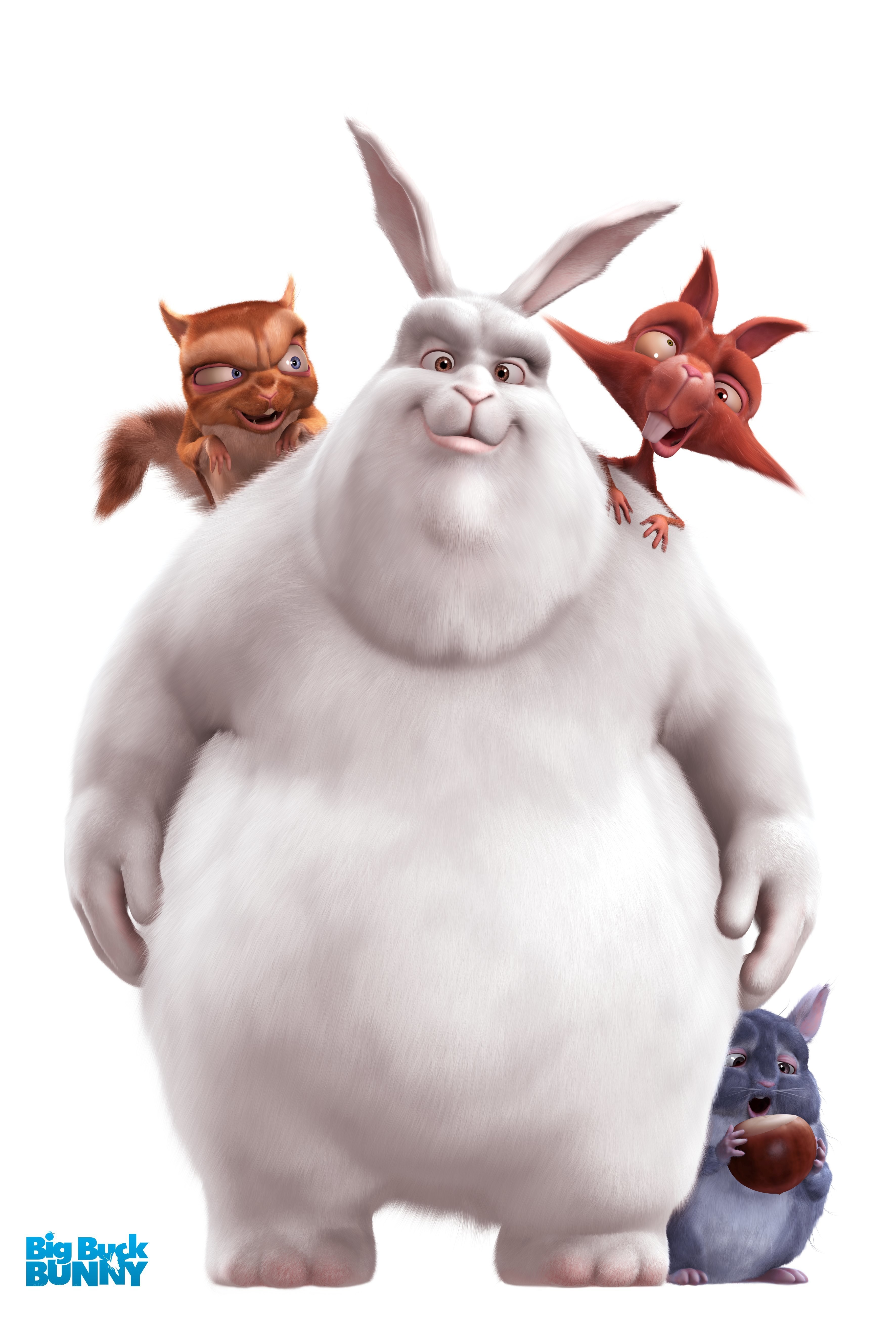 Big Buck Bunny characters