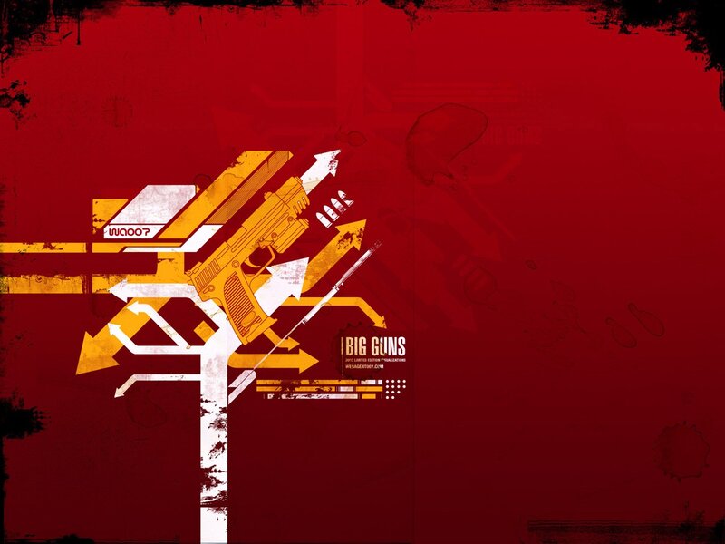 Big Guns digital art