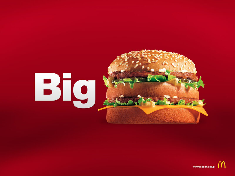Big Mac burger ad
