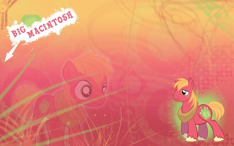 Big Macintosh pony art