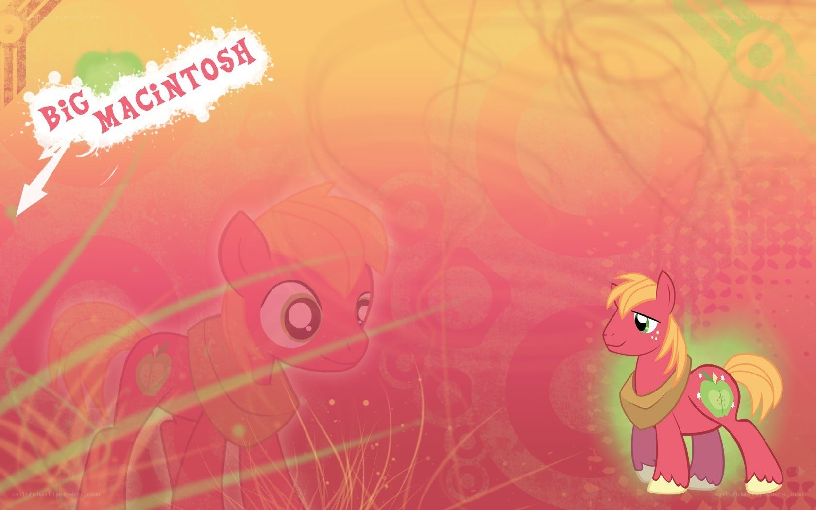 Big Macintosh pony art