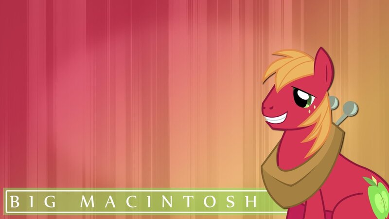 Big McIntosh character art