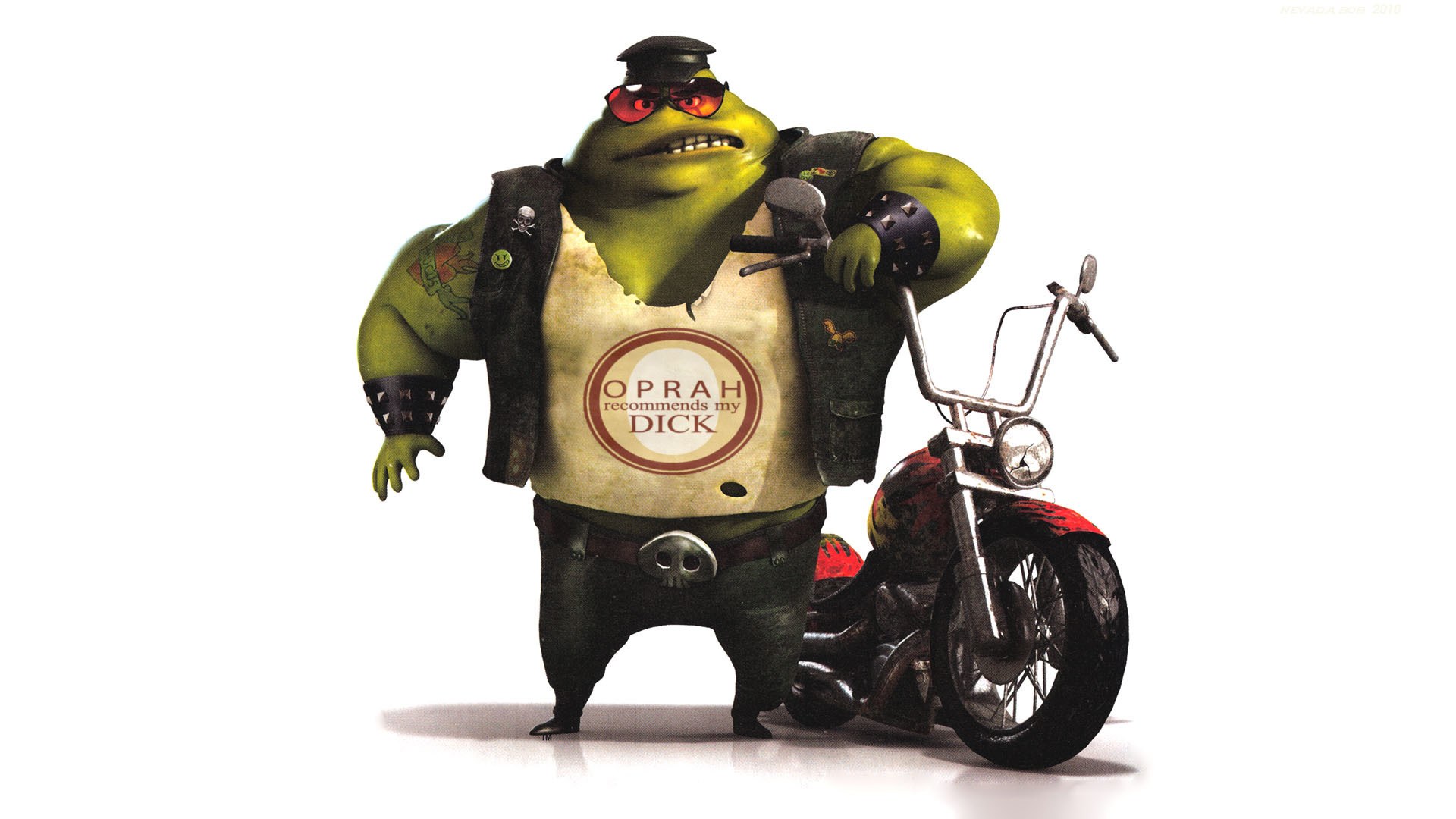 biker frog character