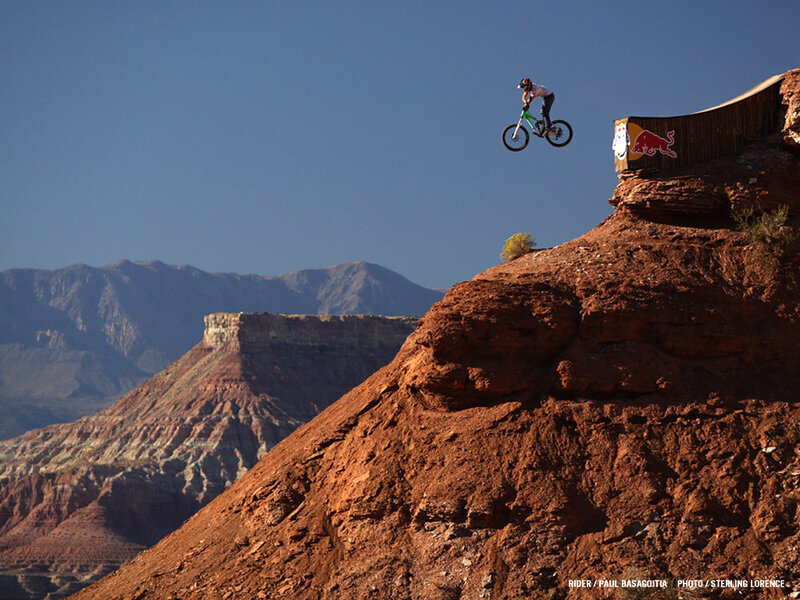 Biker in Mid-air