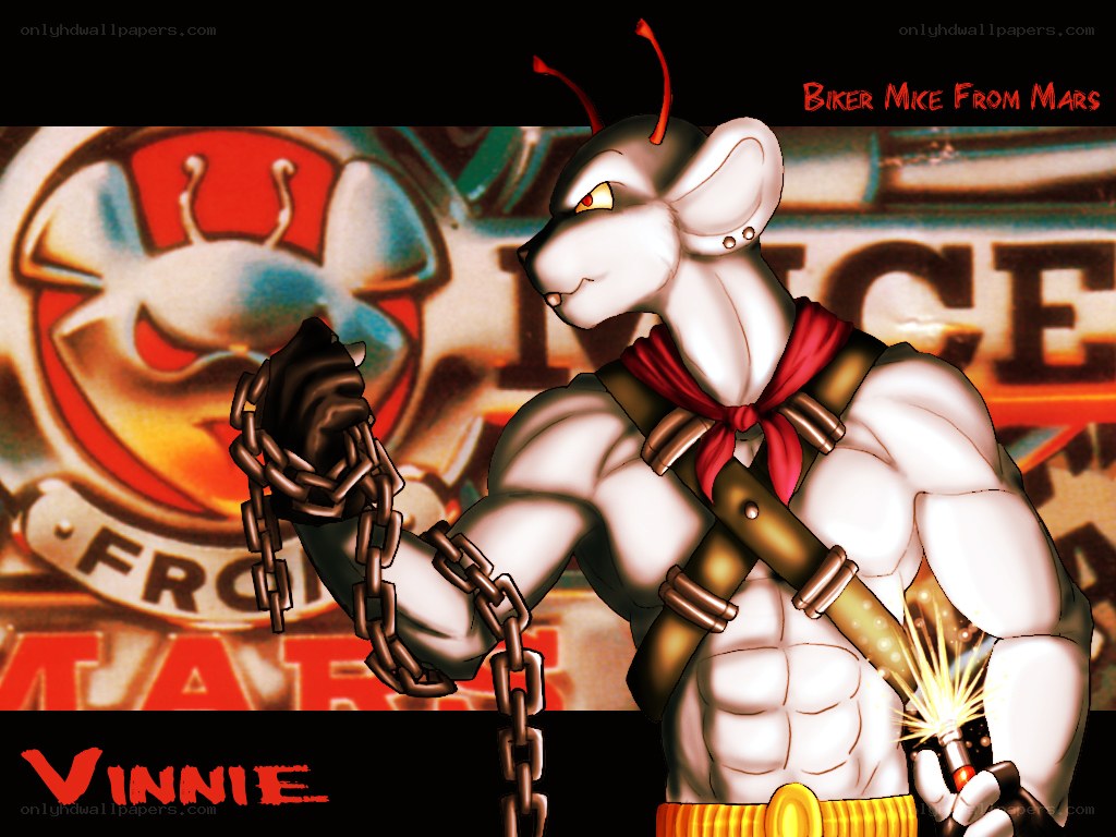 Biker Mouse Character Art