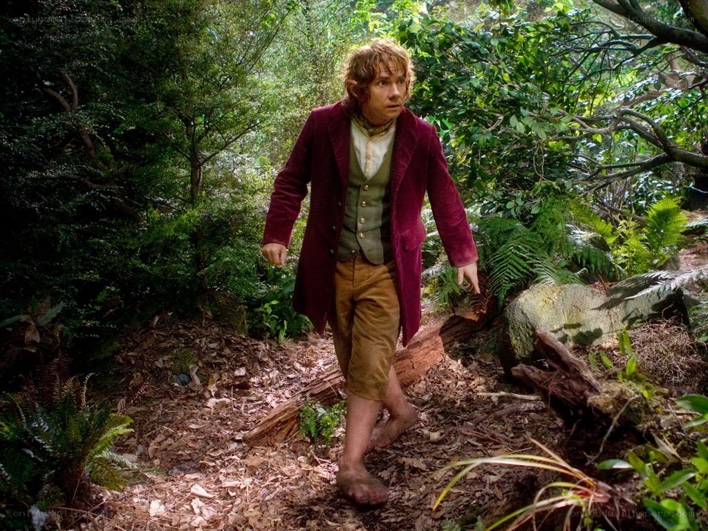 Bilbo Baggins in the forest