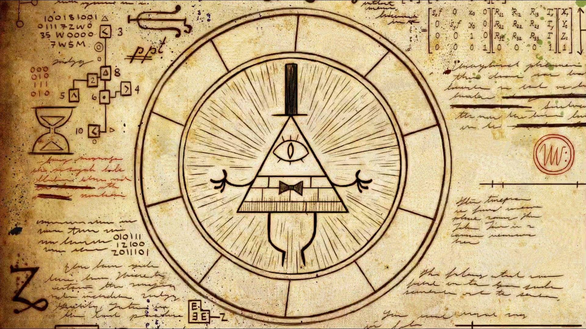 Bill Cipher diagram from Gravity Falls