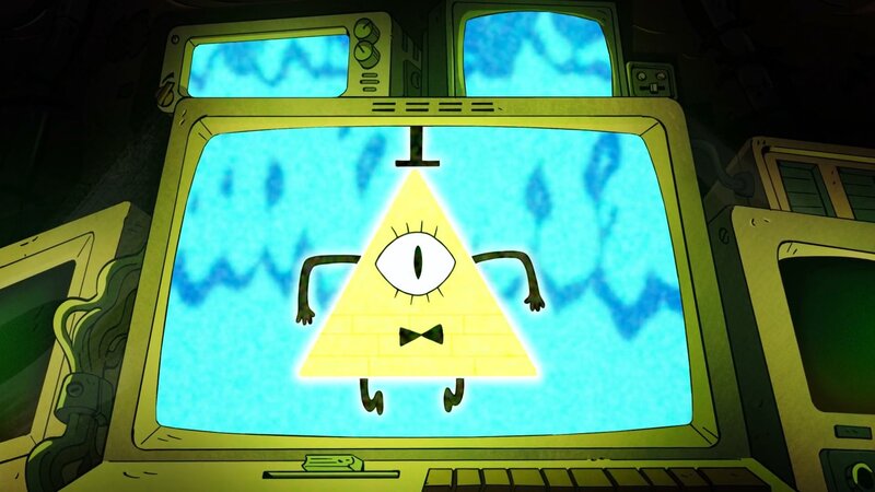 Bill Cipher on Screen