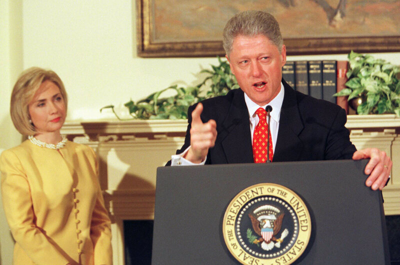 Bill Clinton Speaking — Black