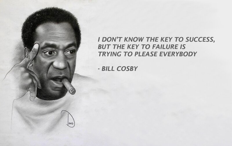 Bill Cosby quote illustration