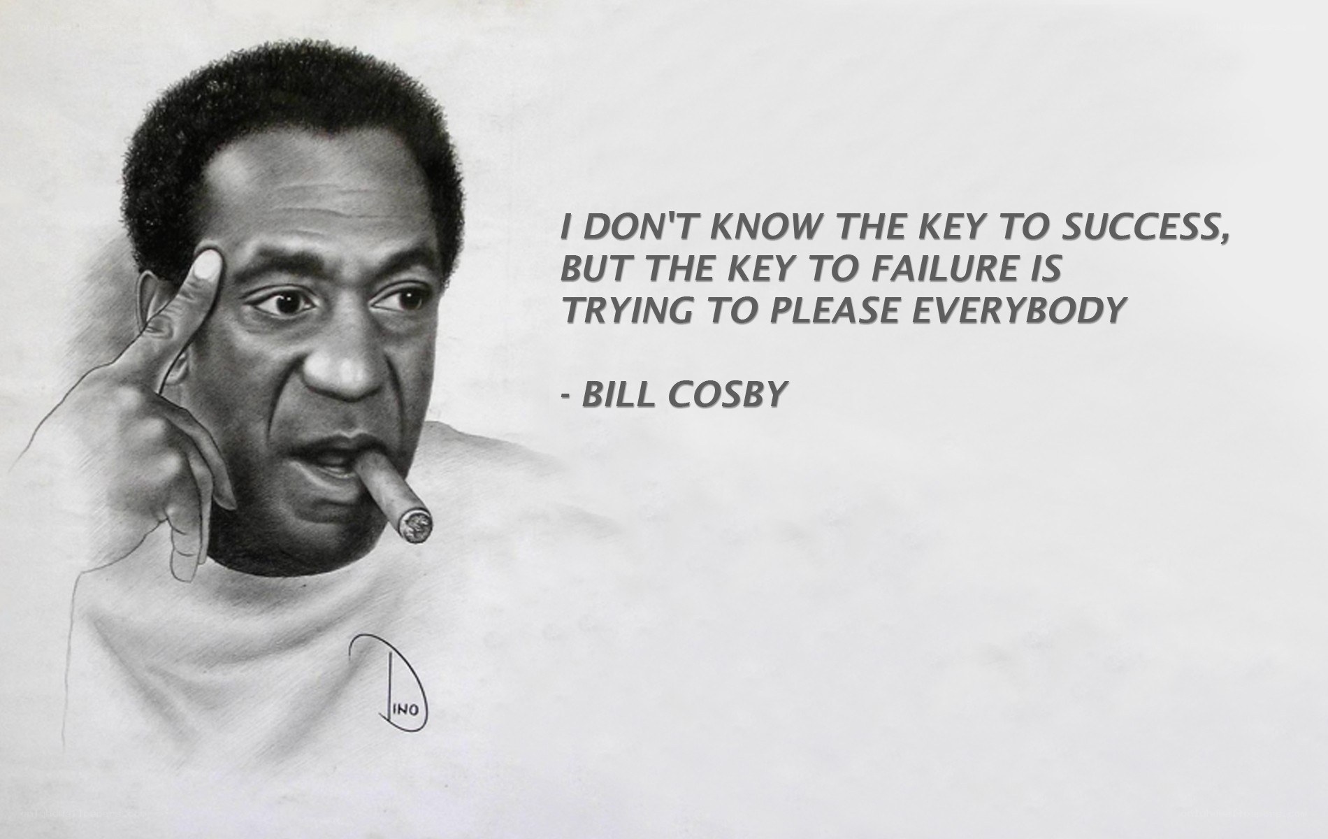 Bill Cosby quote illustration