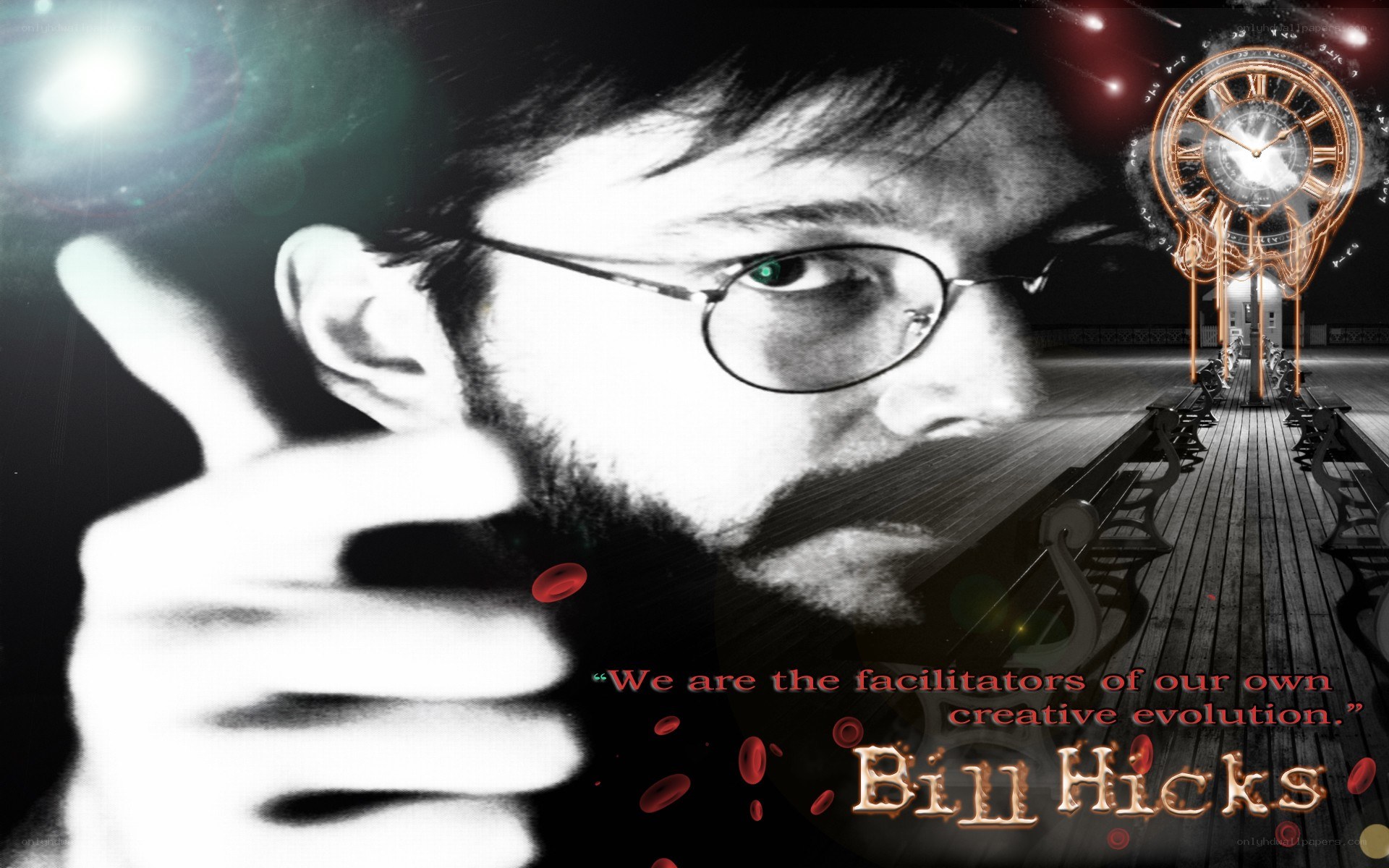 Bill Hicks quote on evolution