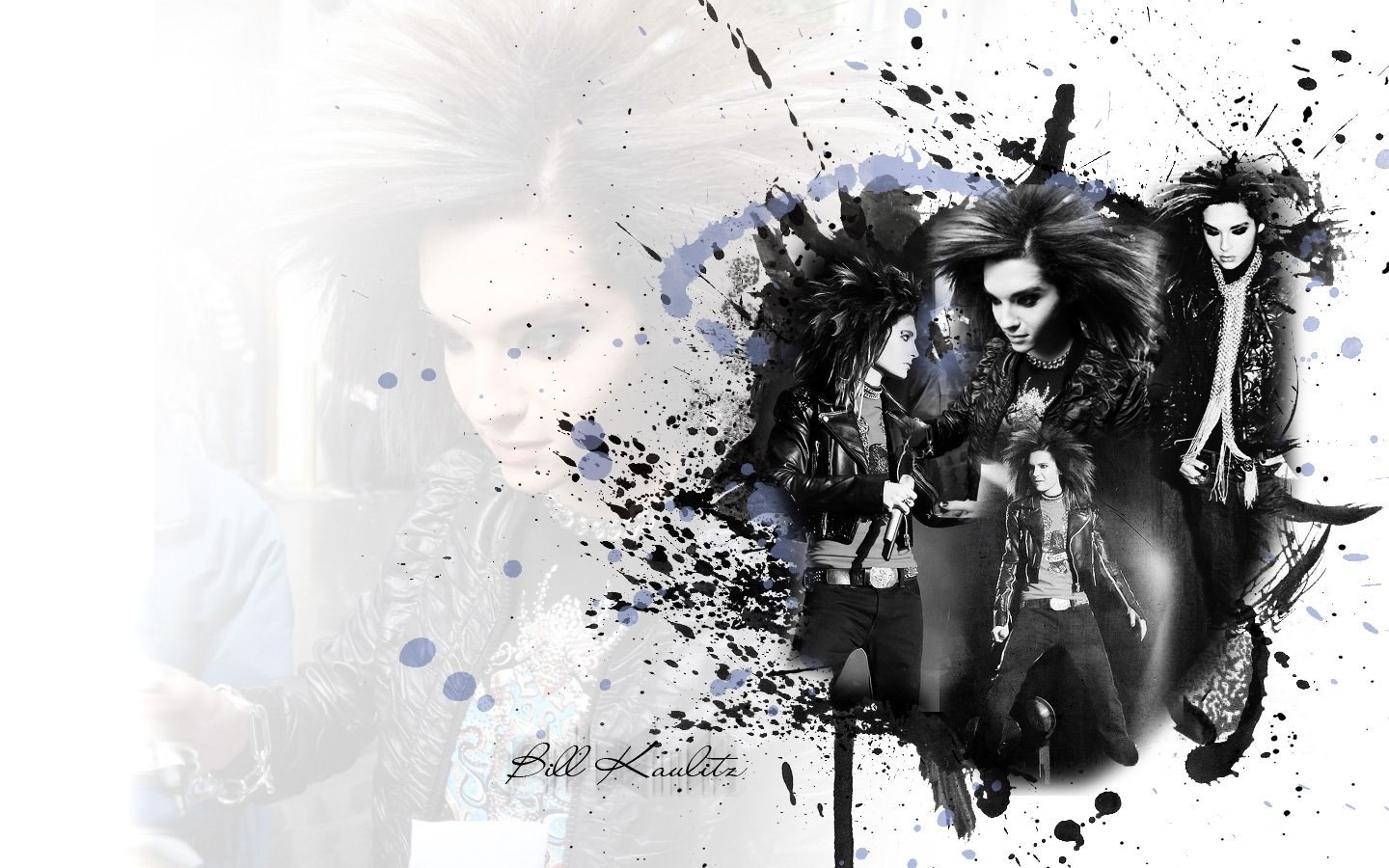 Bill Kaulitz collage art