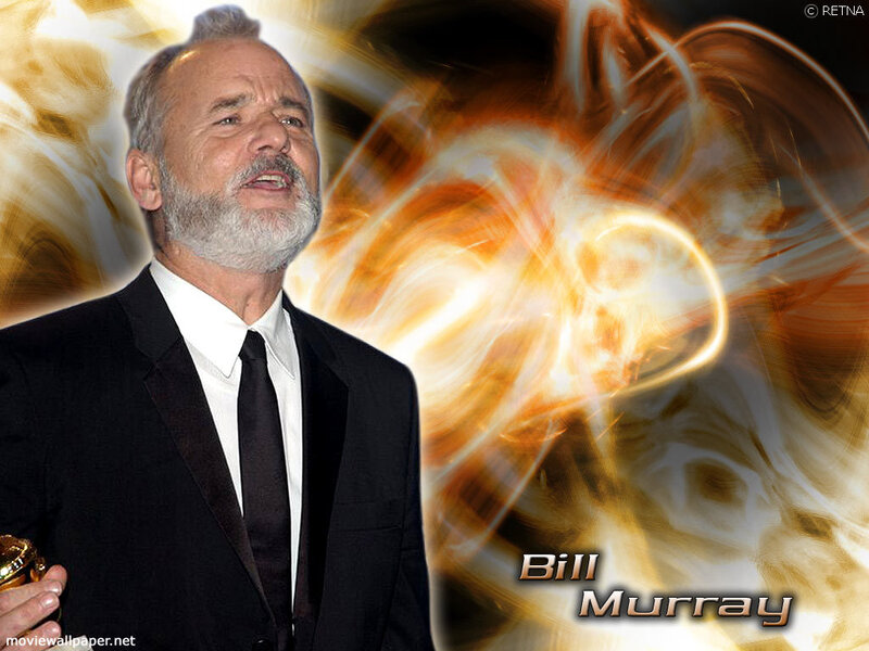 Bill Murray with award