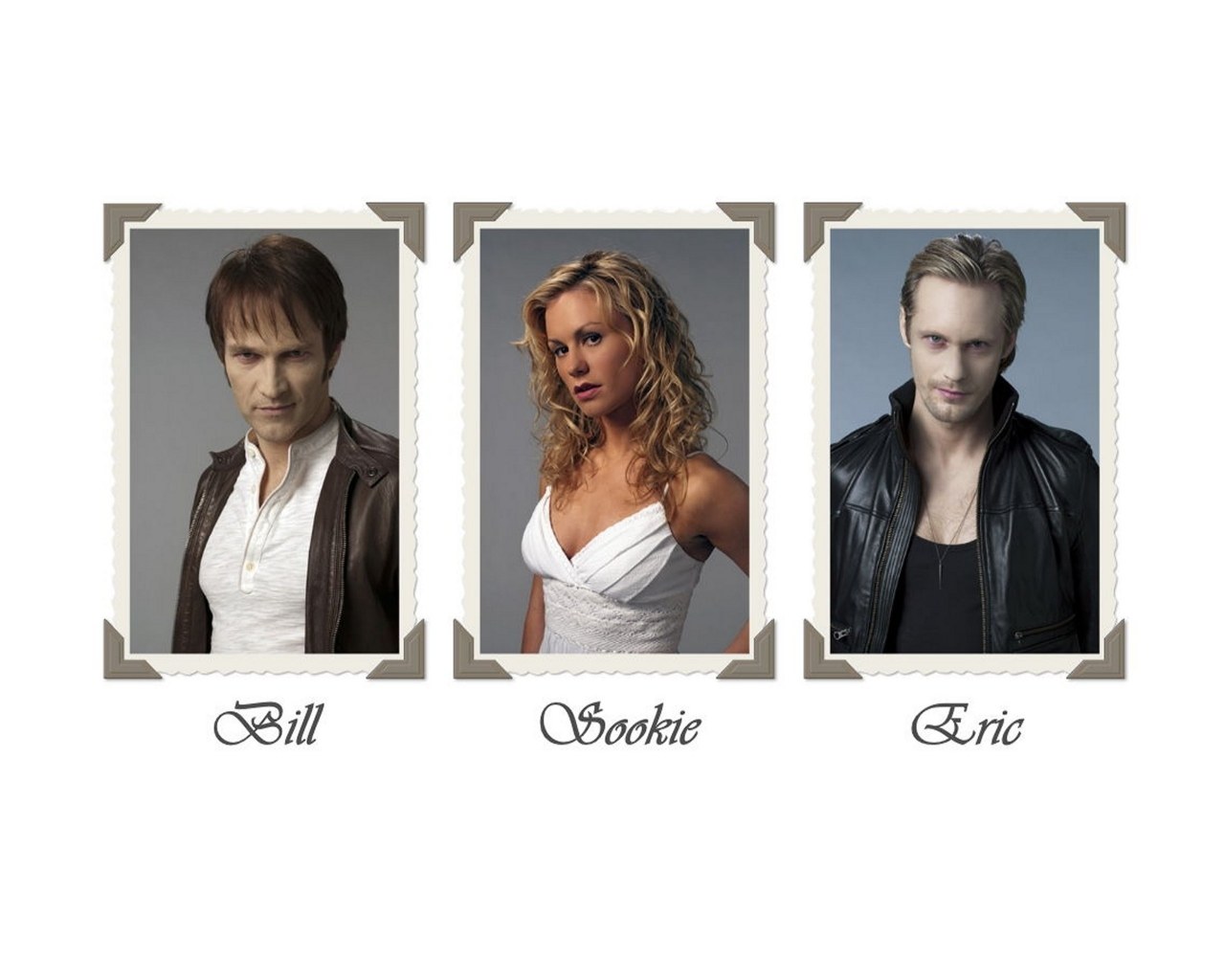 Bill Sookie Eric portraits