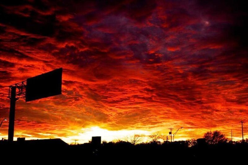 Billboard at Sunset