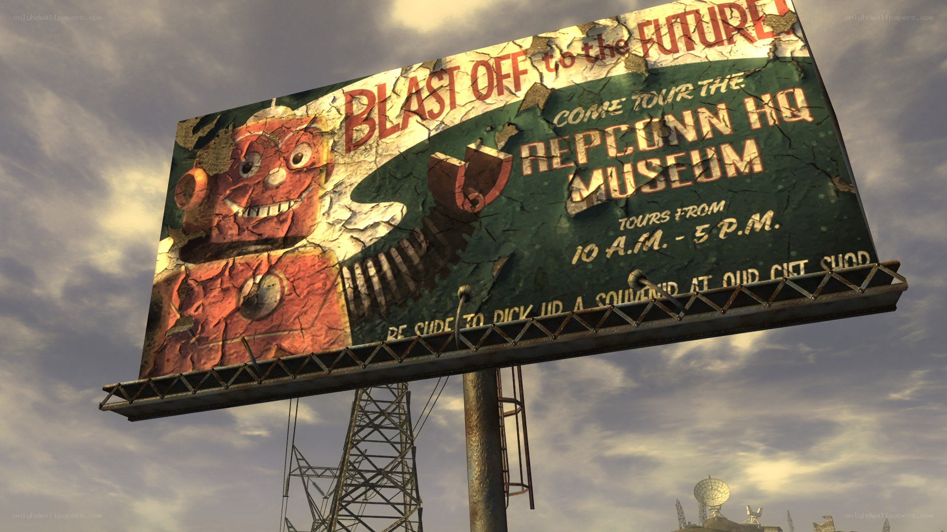 billboard for repconn museum