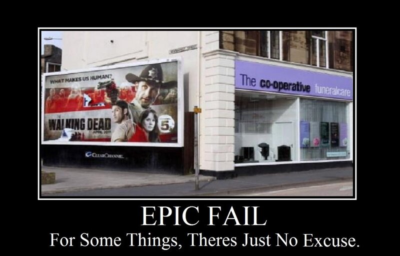 Billboard for the Walking Dead