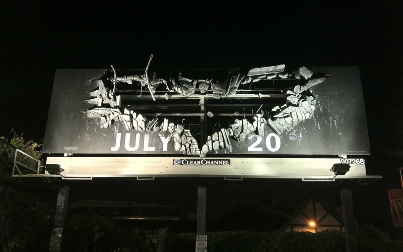Billboard with July 20 event