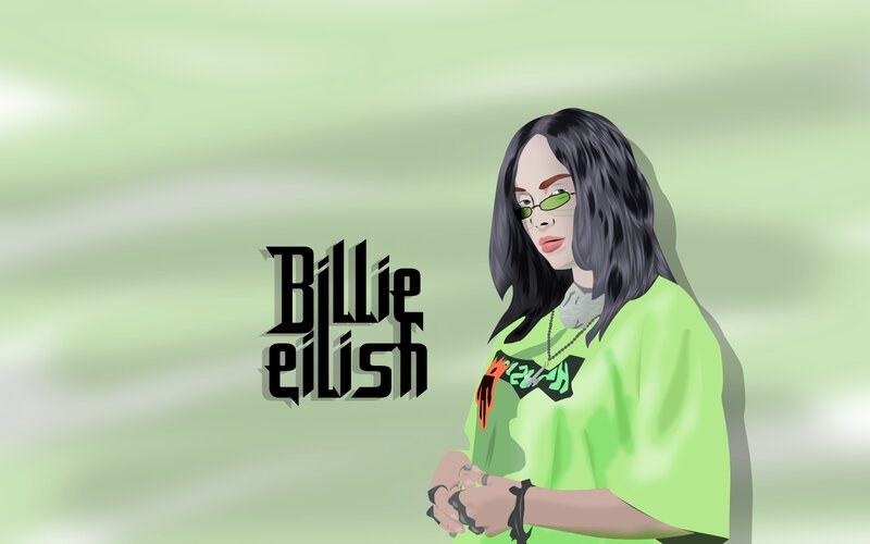 Billie Eilish Illustration