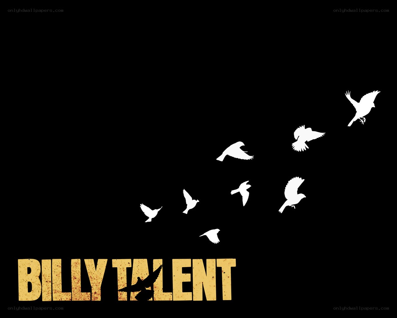 Billy Talent logo with birds